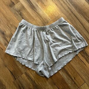 SHEIN Heather Gray Casual Shorts